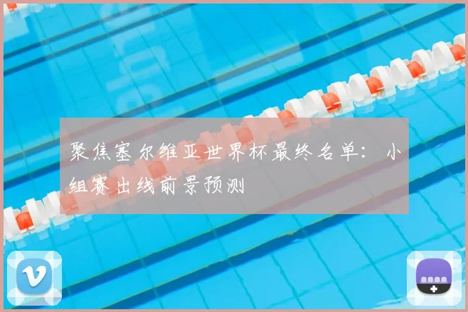 聚焦塞尔维亚世界杯最终名单：小组赛出线前景预测